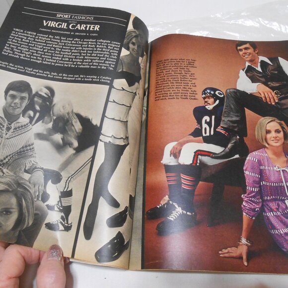 VTG SPORT MAGAZINE OJ SIMPSON DENNY McLAIN 1967 ON COVER VG - Picture 6 of 9